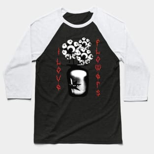 flowers Baseball T-Shirt